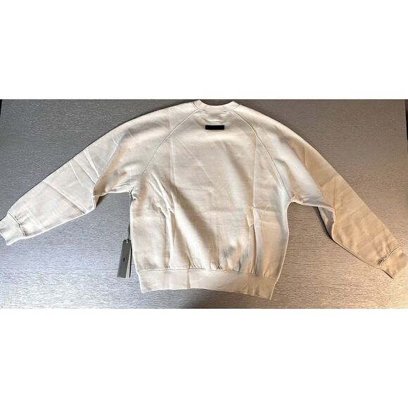 FEAR OF GOD ESSENTIALS Crewneck Egg Shell Brand New Tags Medium - Picture 8 of 8